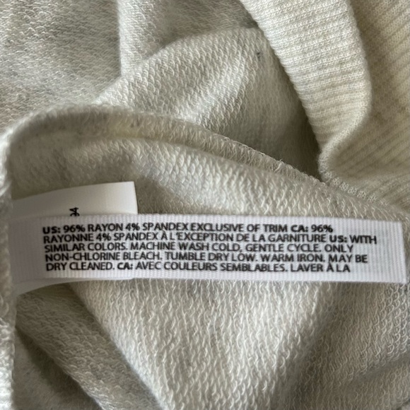 NWT, Soma Wknd Softlite Crisscross Long Sleeve Top in Heather Crystal, Small - Picture 8 of 9